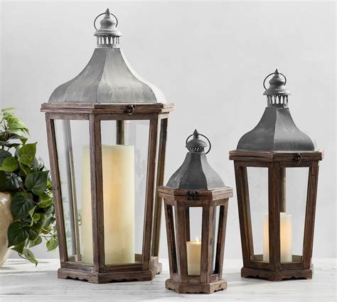 pottery barn lanterns indoor